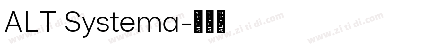 ALT Systema字体转换